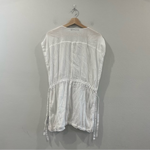 Abercrombie & Fitch Beach Swim Cover Up White Sz M/L - Picture 2 of 7